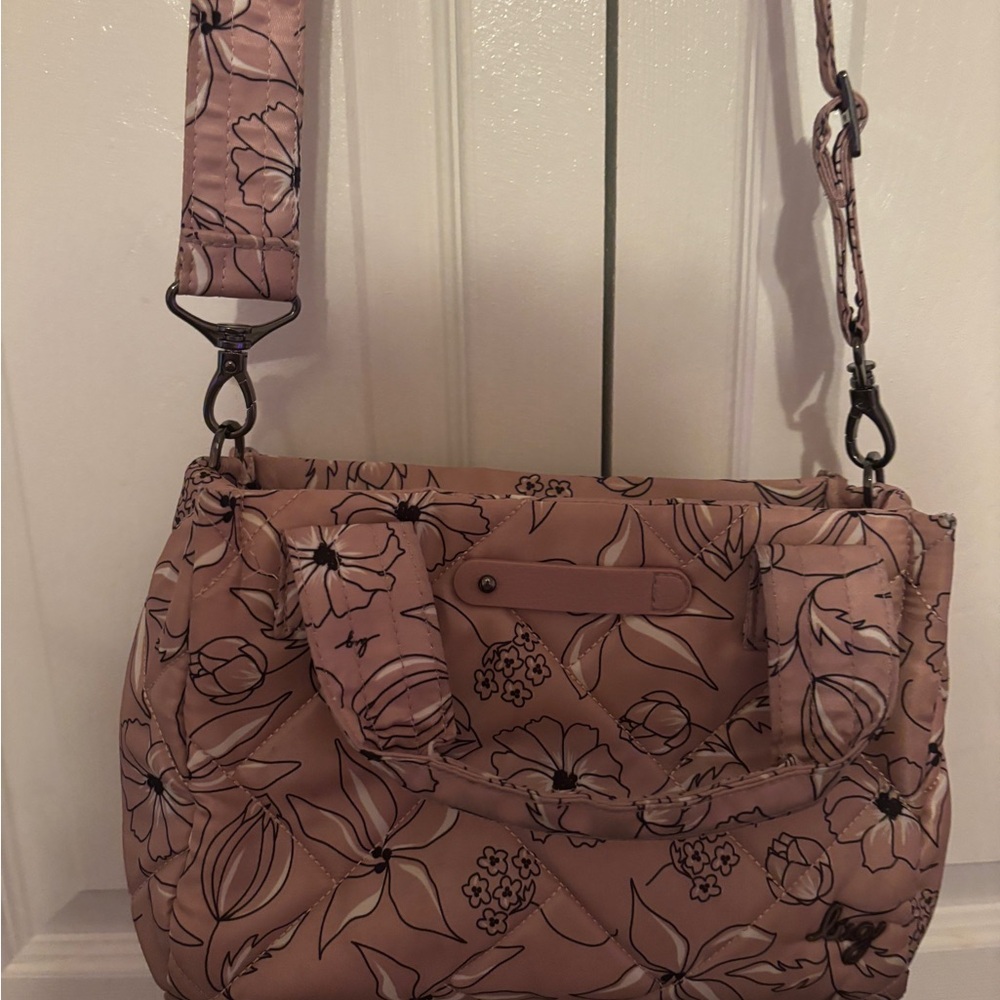 LUG crossbody. Dory sketch Floral Blush